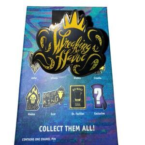 Ursula Wreaking Havoc Pink a la Mode Disney Villain Black Gold blind box pin new